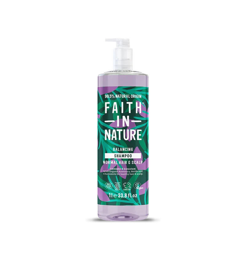 Faith in Nature Lavender & Geranium Shampoo, 1 Litre