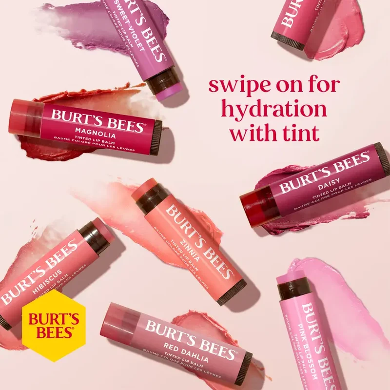 Burt's Bees Tinted Lip Balm Hibiscus