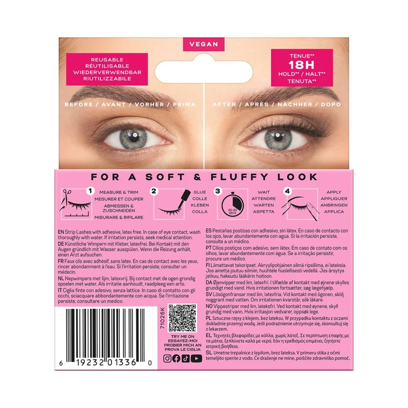 Eylure Light & Fluffy Lashes No. 250
