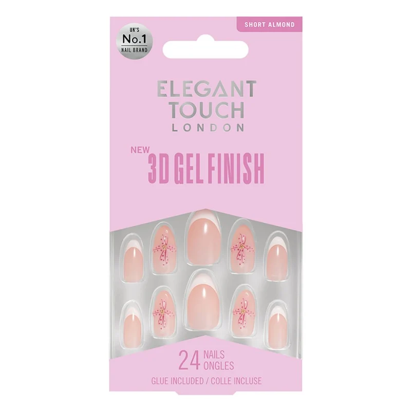 Elegant Touch Gel Finish Nails - Orchid Bloom