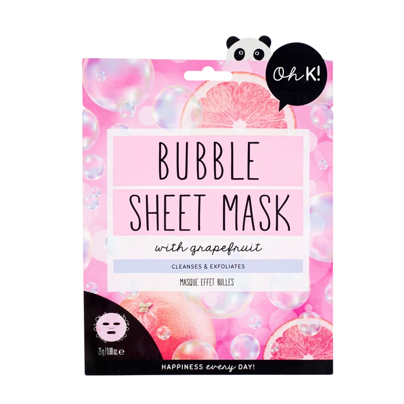 Oh K! Bubble Sheet Mask with Grapefruit