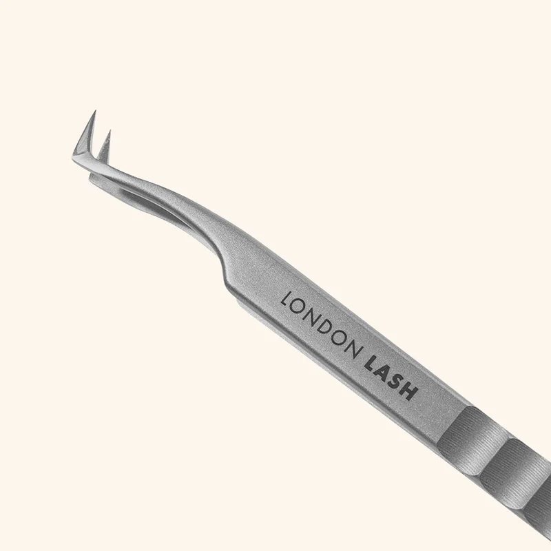 Pince à extensions de cils volume à pointe large en forme de botte