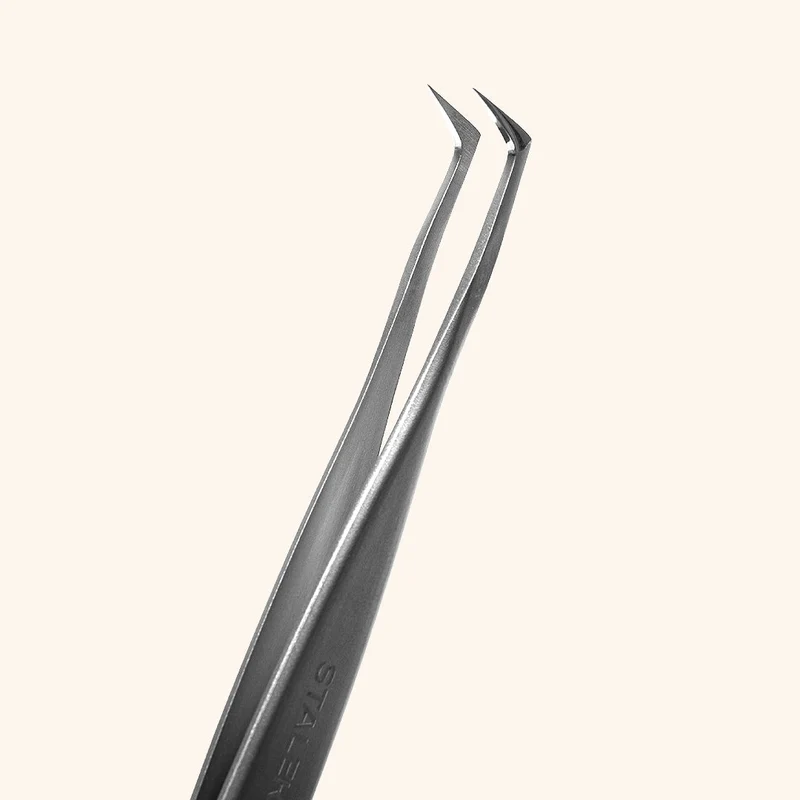 Pince à extensions de cils volume à pointe Boot