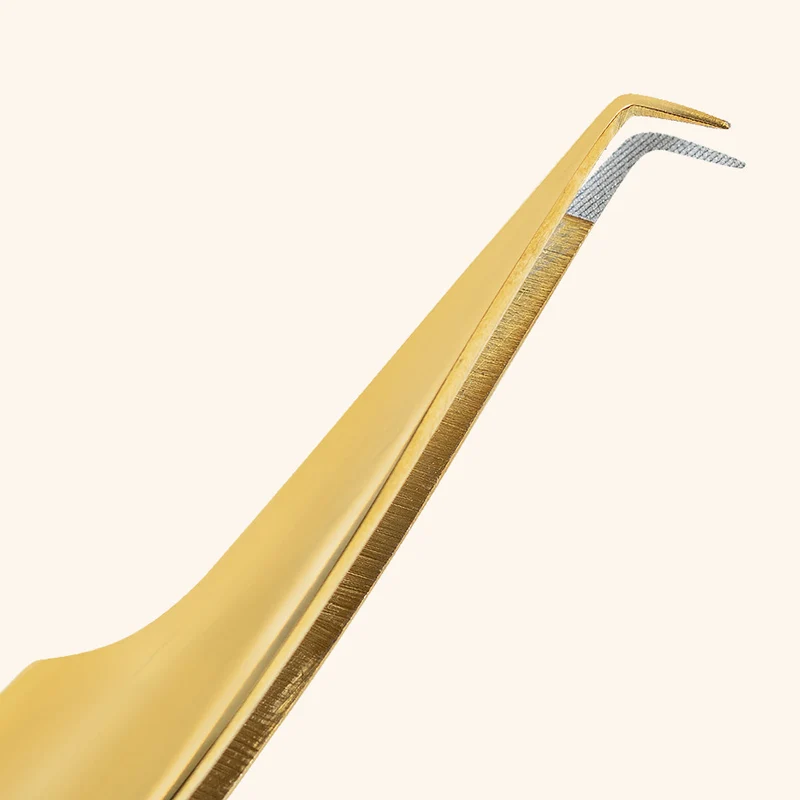 Pince à cils en fibre à pointe fine méga volume russe