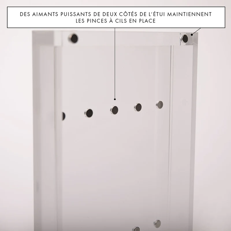 ÉTUI MAGNÉTIQUE POUR PINCES À CILS