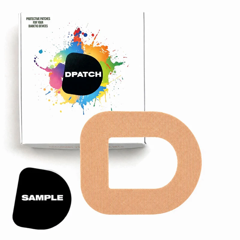 Échantillon de patch adhésif Omnipod en coton