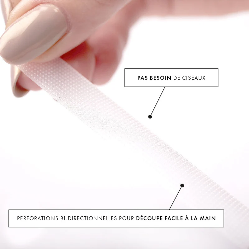 Sparadrap médical perforé transparent