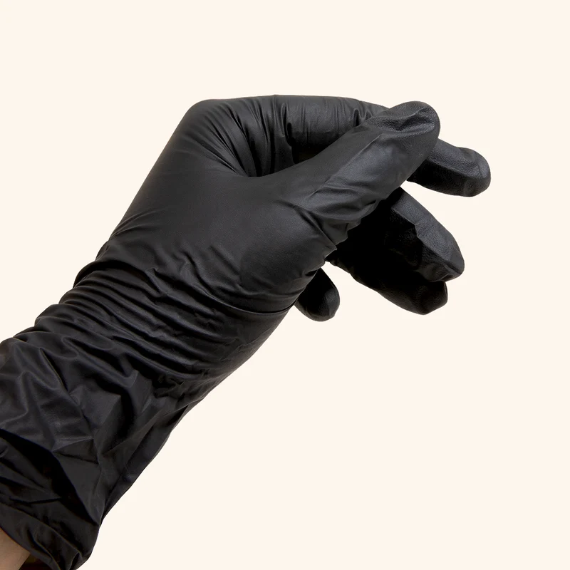 GANTS NOIRS EN NITRILE