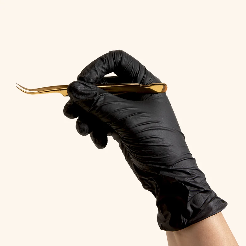 GANTS NOIRS EN NITRILE
