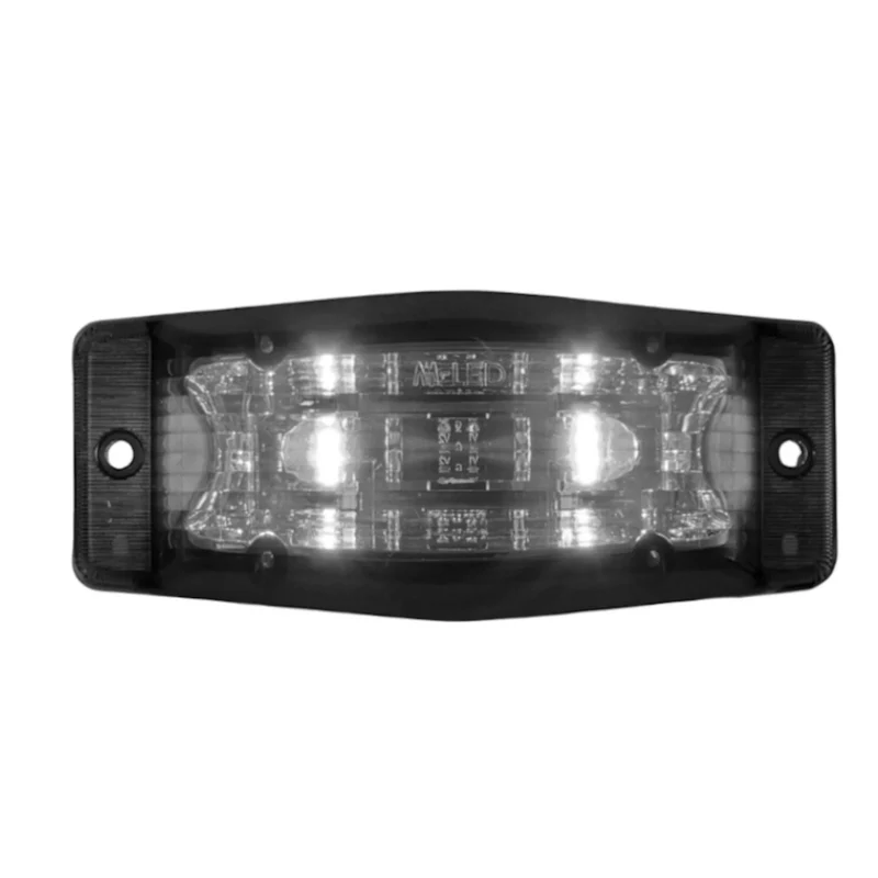 Lampe LED double brûleur extra-plate / bicolore avec lentille foncée