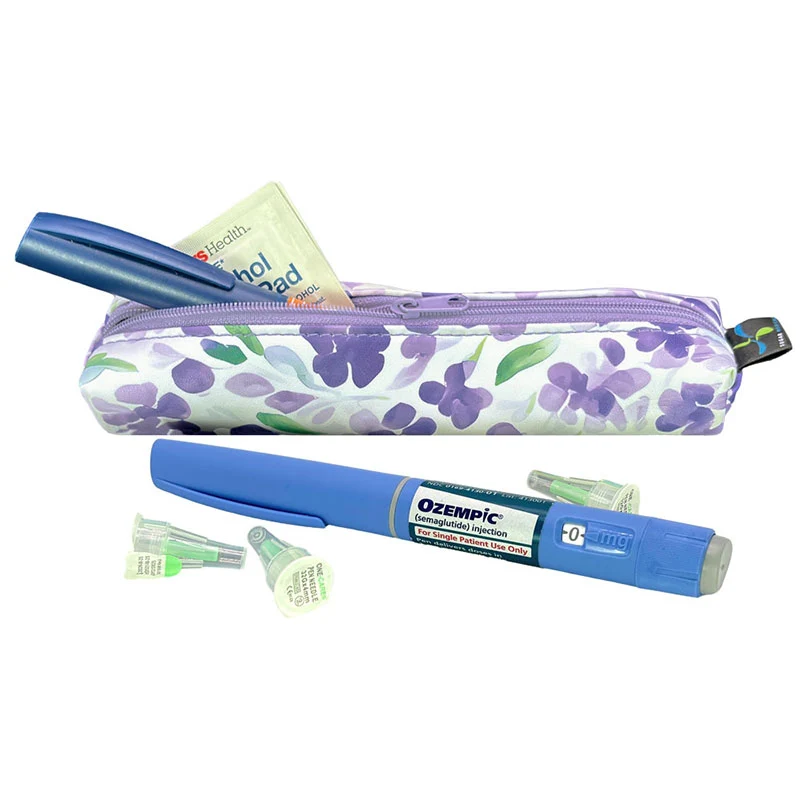 Étui pour stylo injecteur MedMate GLP-1 de Sugar Medical : Tessa Floral