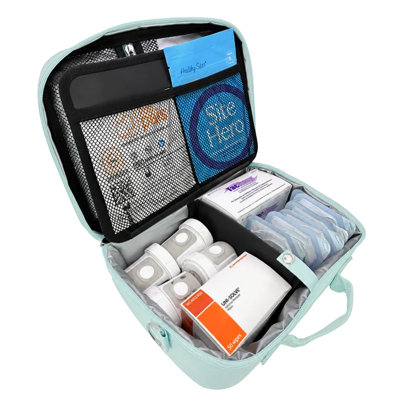 Sac de voyage isotherme Sugar Medical pour diabétiques : Vert d'eau