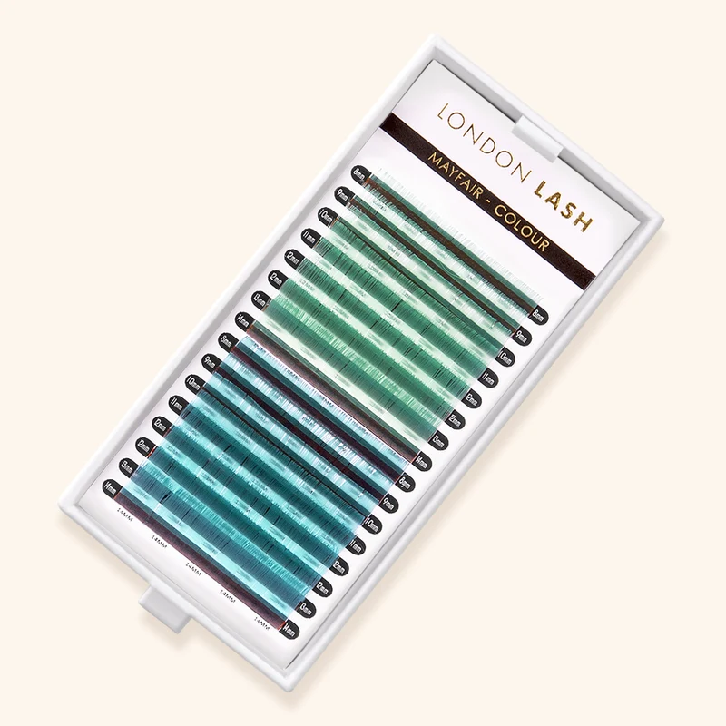 EXTENSIONS DE CILS VERT MENTHE/BLEU OCÉAN MAYFAIR