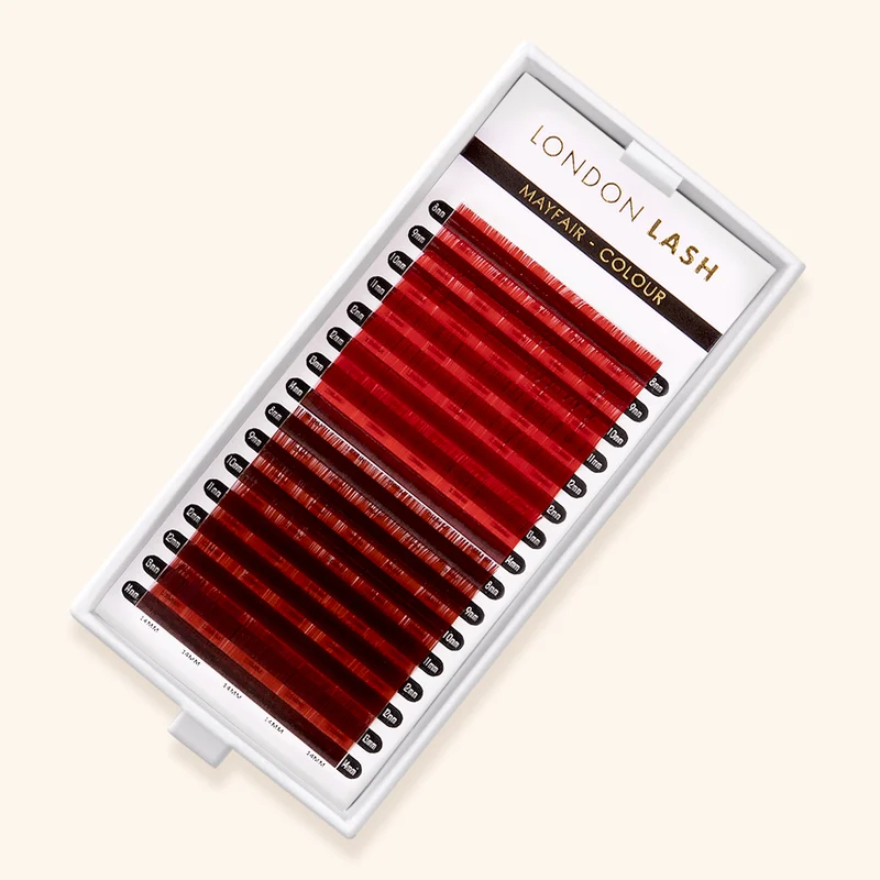 EXTENSIONS DE CILS ROUGE/BORDEAUX MAYFAIR