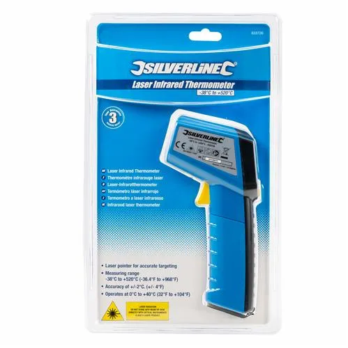 Thermomètre infrarouge numérique avec laser