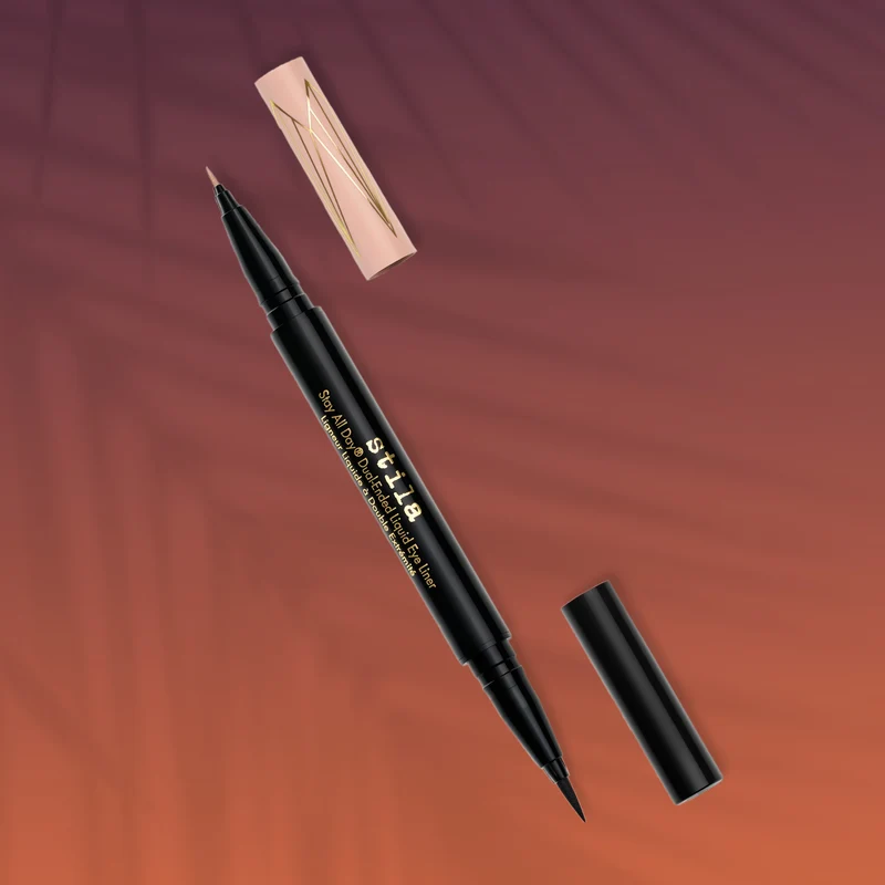 Stila Stay All Day® Dual-Ended Waterproof Liquid Eye Liner: Shimmer Micro Tip Kitten Kosmos and Intense Black