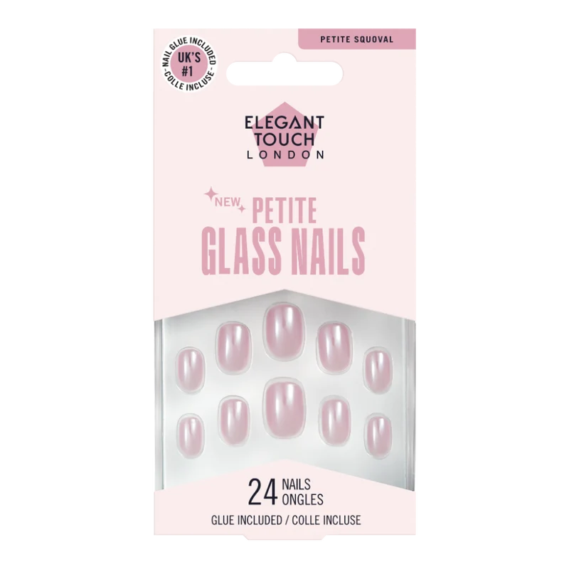 Elegant Touch Petite Glass Nails Sugar Snow
