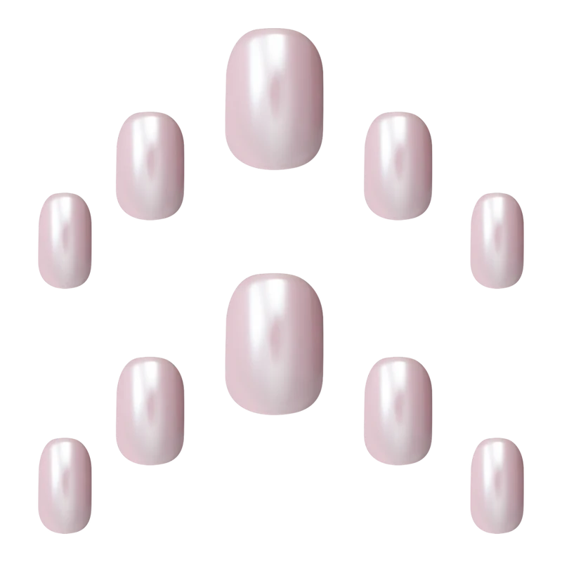 Elegant Touch Petite Glass Nails Sugar Snow