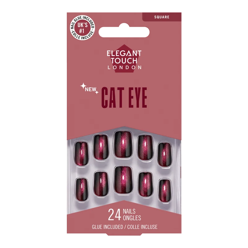 Elegant Touch Nails Cat Eye - Twilight Berry