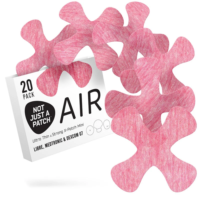 Not Just a Patch X-Mini Air Patchs adhésifs pour Freestyle Libre, Medtronic et Dexcom G7 - Paquet de 20