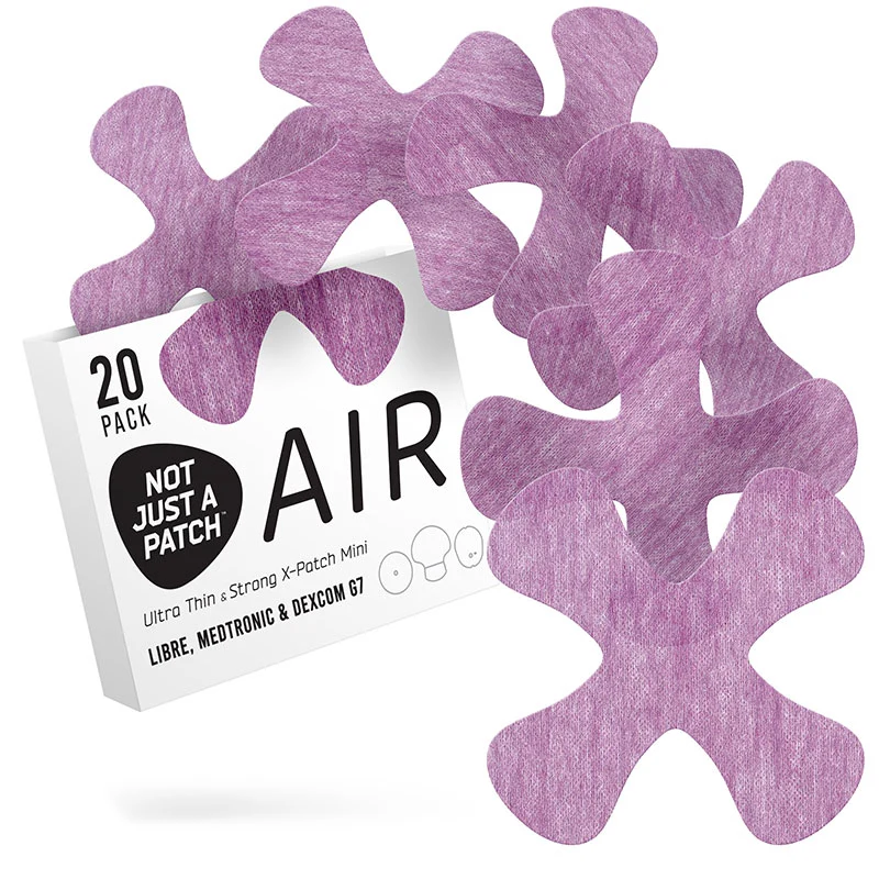 Not Just a Patch X-Mini Air Patchs adhésifs pour Freestyle Libre, Medtronic et Dexcom G7 - Paquet de 20