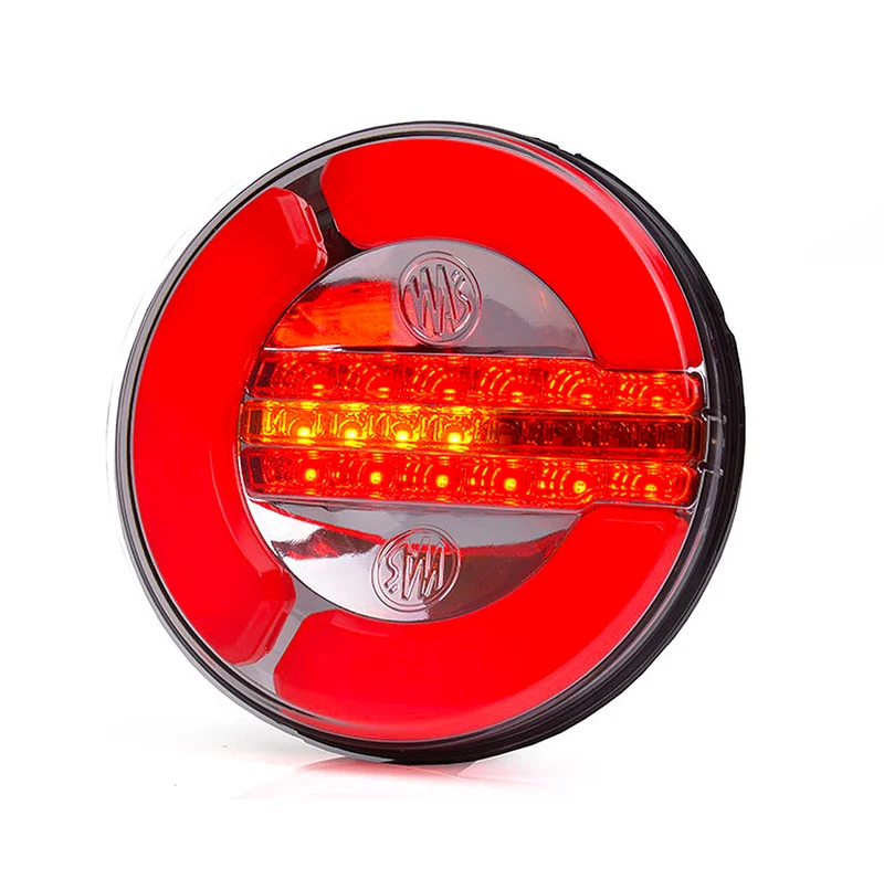 Feu arrière rond WAS W153DD avec clignotant dynamique