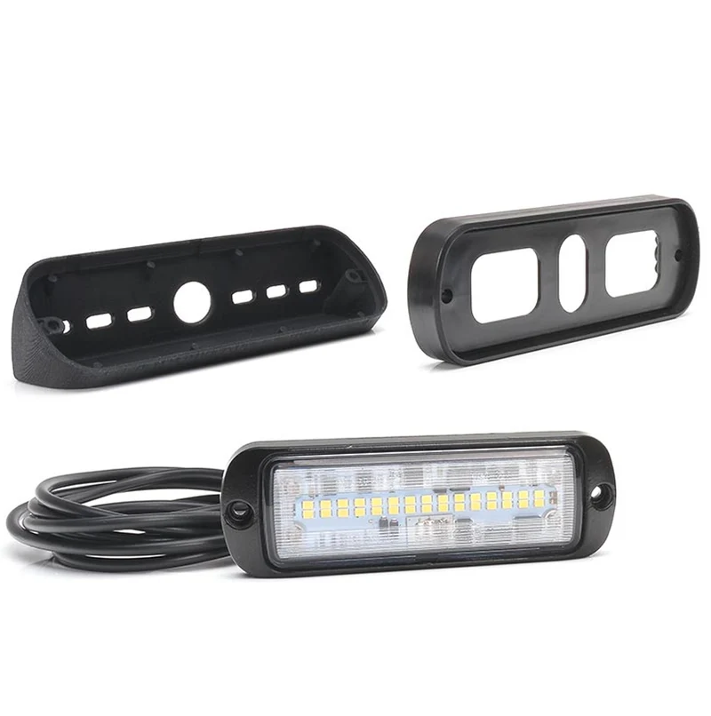 WAS W229 Lampe de travail/éclairage de scène à LED avec deux supports de montage