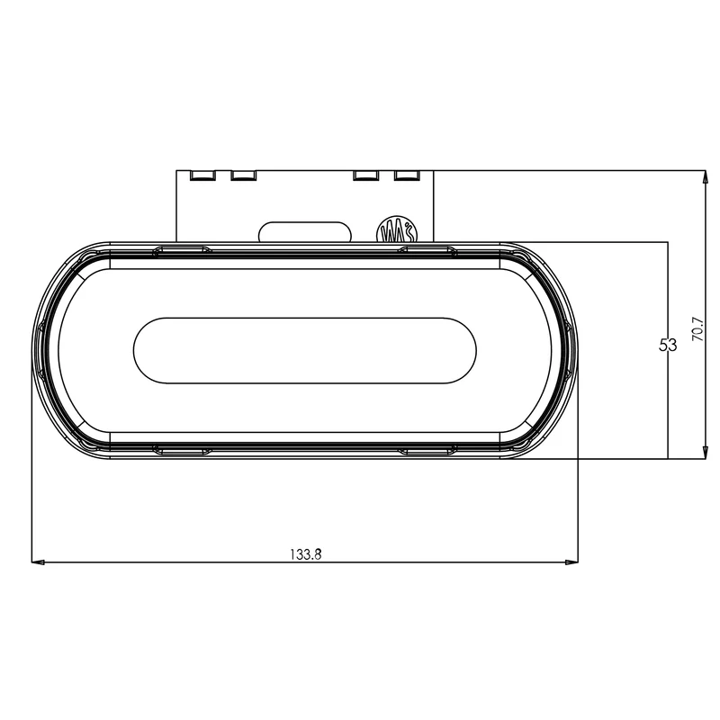 WAS W240 Ambre Marker Light avec véhicule Outline Light