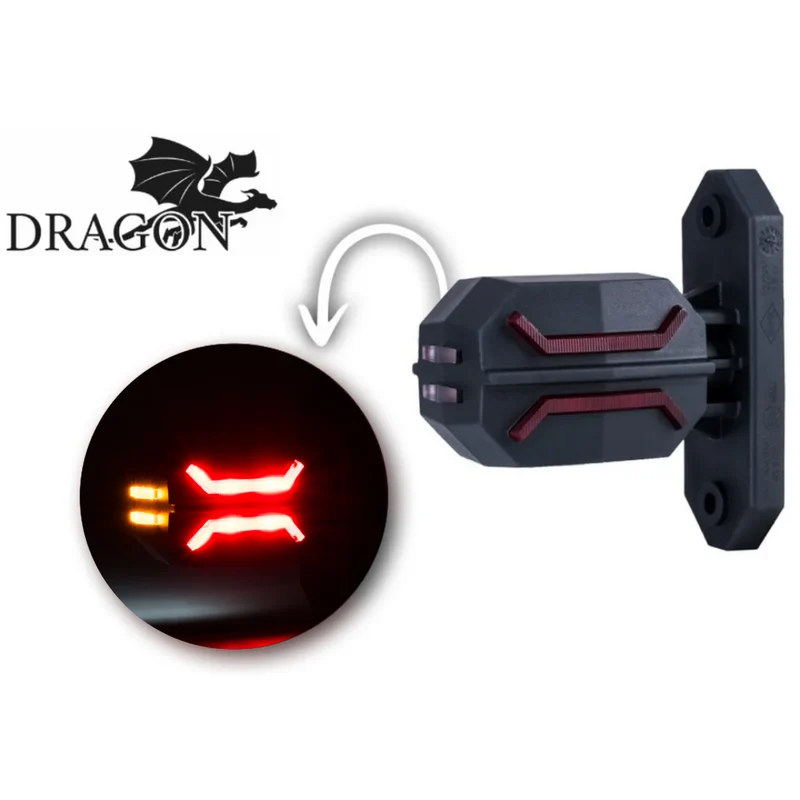 Feux de gabarit Dragon Outline Stalk / Court