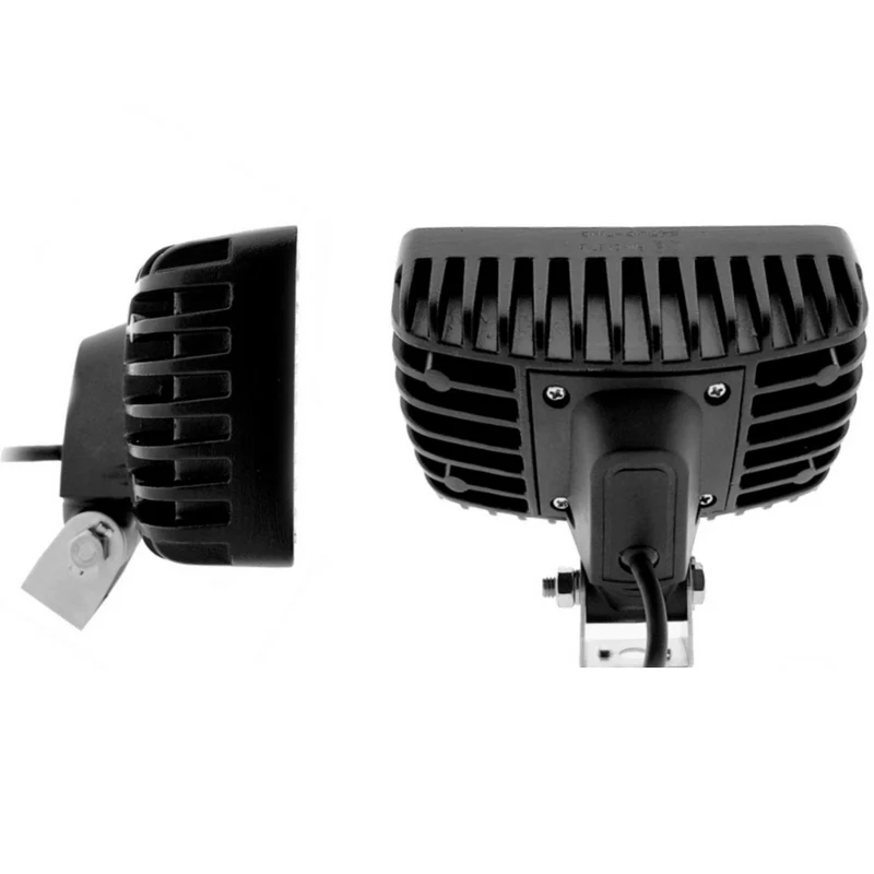 Lampe de travail LED rectangulaire avec support réglable en acier inoxydable / 40 W