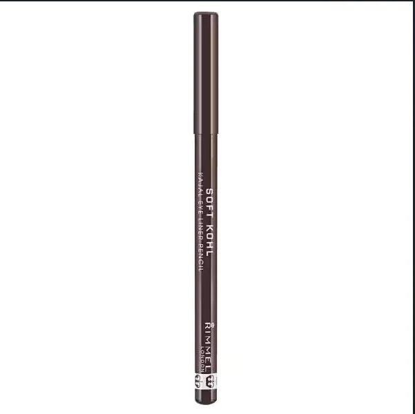 Rimmel Soft Kohl Kajal Professional Eyeliner Pencil, Sable Brown, 1.2g