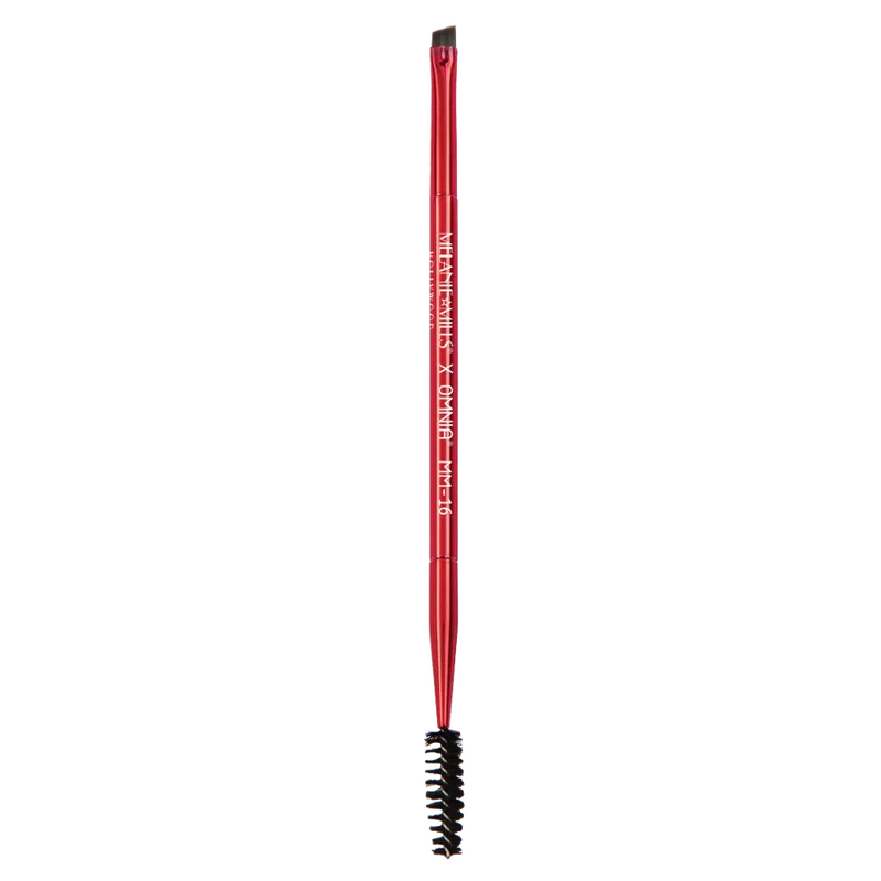 Melanie Mills Hollywood Dual Ended Angled Eye Brow Brush with Spoolie MM16 X Omnia®