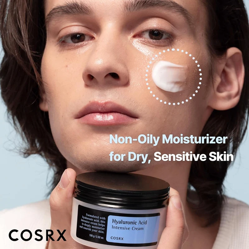 COSRX Hyaluronic Acid Face Moisturizer, 3.52 Oz, Mothers day gifts for mom, Korean Moisturizer Cream, Day & Night Cream for Face, Korean Skin Care for Dry, Oily Skin