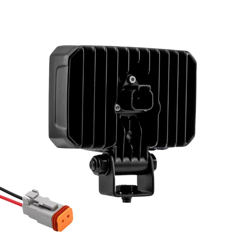 Lampe de travail à LED Dark Look avec bord incurvé / 40 W