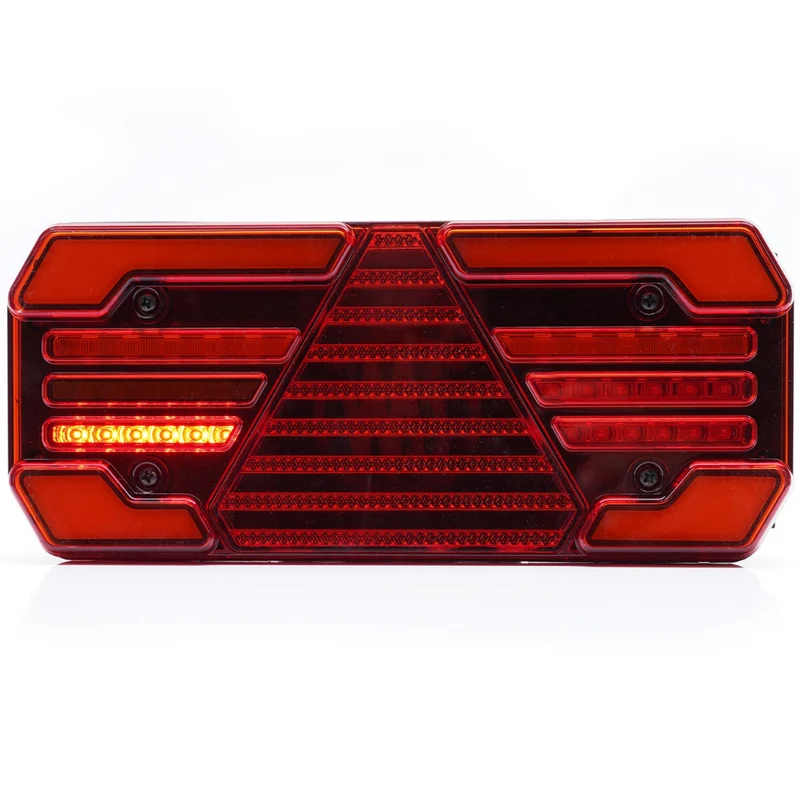Feu de remorque grand format WAS W248DD avec indicateur dynamique / 12"