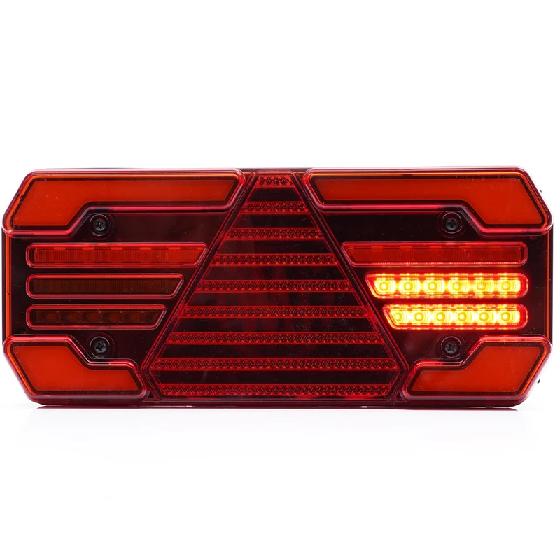 Feu de remorque grand format WAS W248DD avec indicateur dynamique / 12"