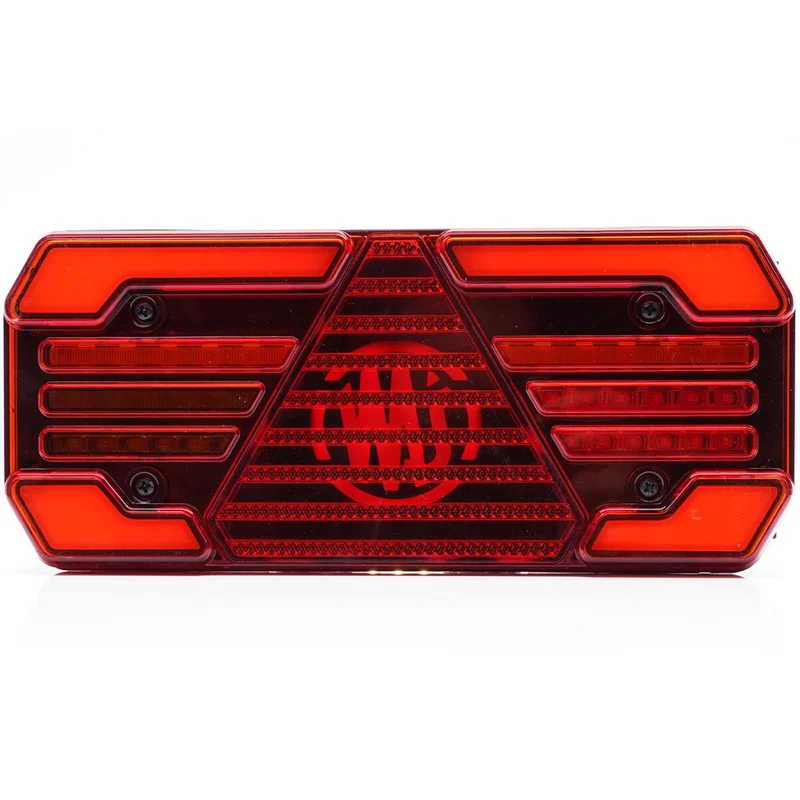 Feu de remorque grand format WAS W248DD avec indicateur dynamique / 12"
