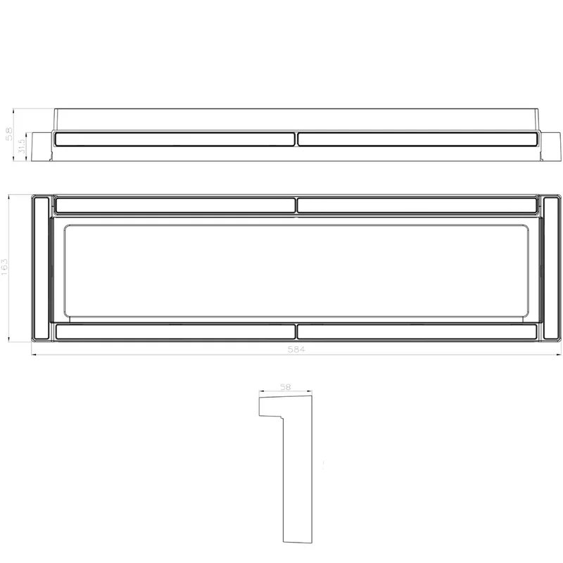 Support de plaque d'immatriculation arrière WAS avec feux de recul, antibrouillard, éclairage de plaque d'immatriculation et réflecteur