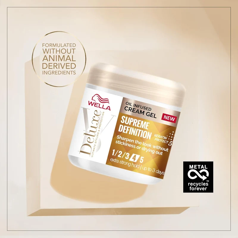 Wella Deluxe Supreme Definition Oil Infused Cream Gel, 150ml