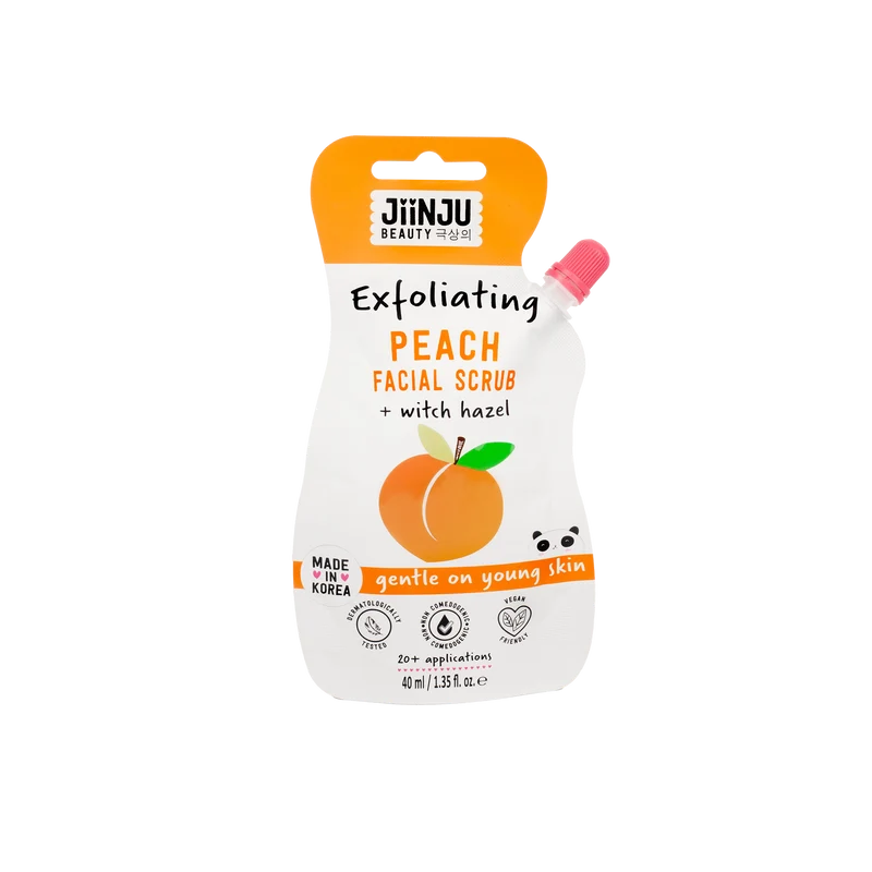Jiinju Exfoliating Peach Facial Scrub