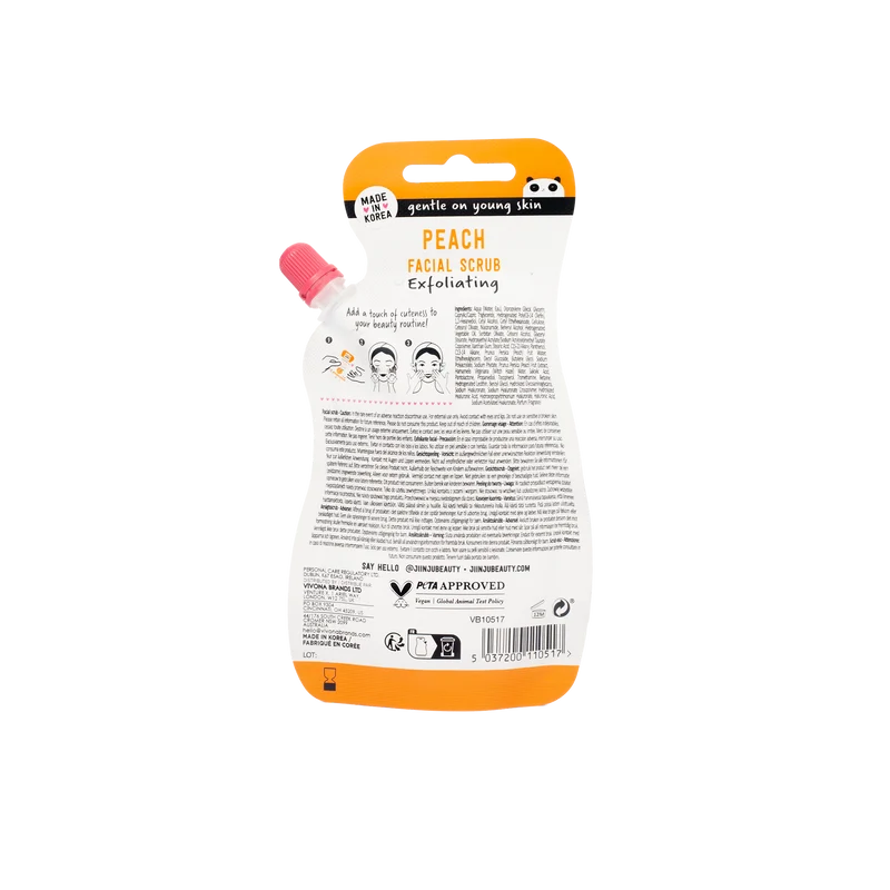 Jiinju Exfoliating Peach Facial Scrub