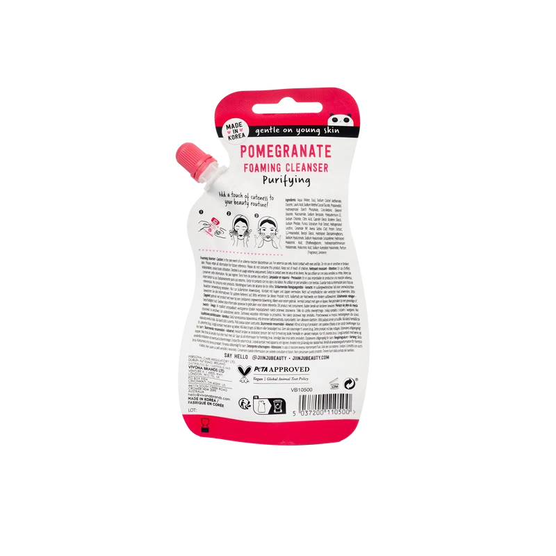 Jiinju Purifying Pomegranate Foaming Cleanser