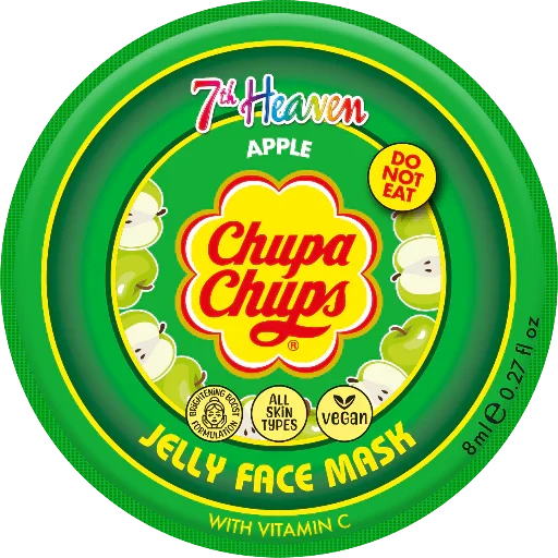 7th Heaven Chupa Chups Apple Jelly Mask with Vitamin C - Refreshes & Brightens
