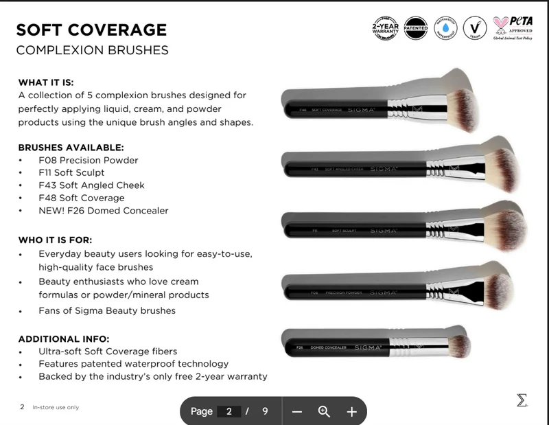 Sigma Beauty F26 Domed Concealer Brush