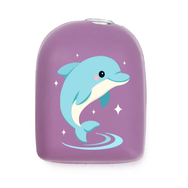 Coque réutilisable Omnipod : Dauphin - Chardon