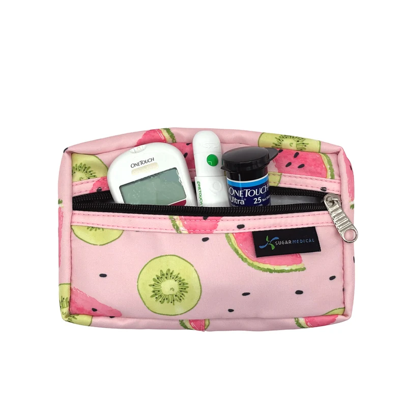 Sac de voyage isotherme Sugar Medical pour diabétiques : pastèque