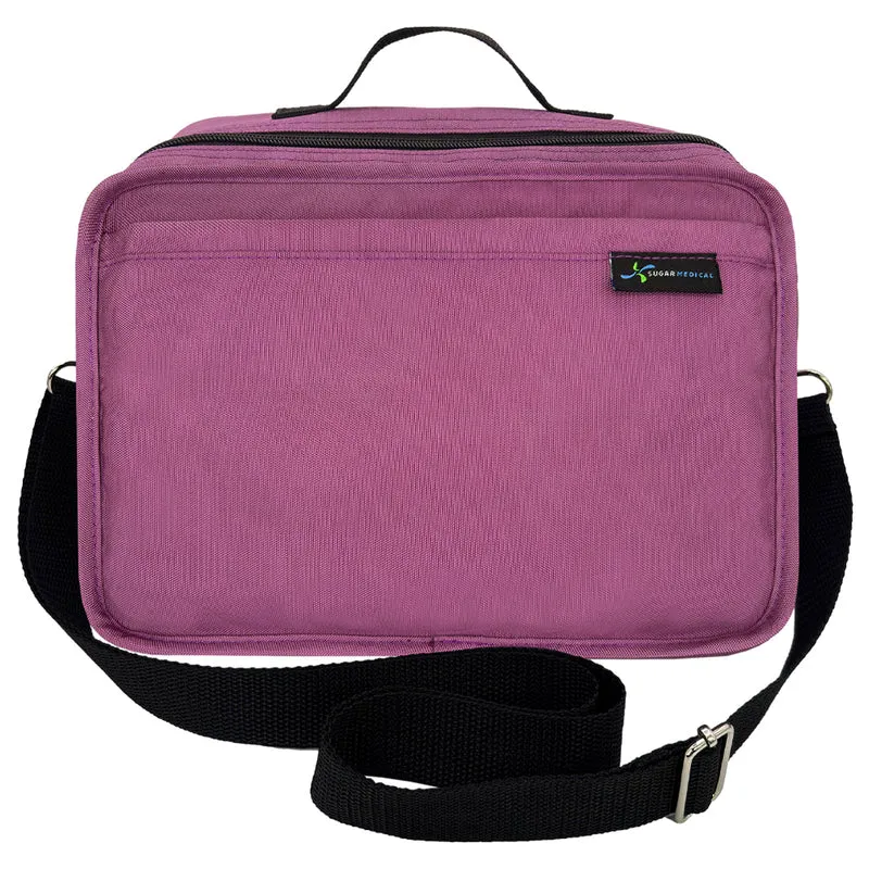 Sac de voyage isotherme Sugar Medical pour diabétiques : Orchidée
