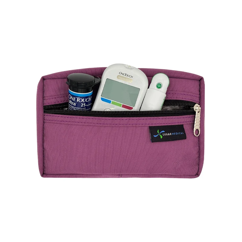 Sac de voyage isotherme Sugar Medical pour diabétiques : Orchidée