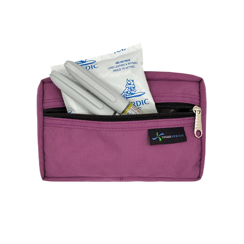 Sac de voyage isotherme Sugar Medical pour diabétiques : Orchidée