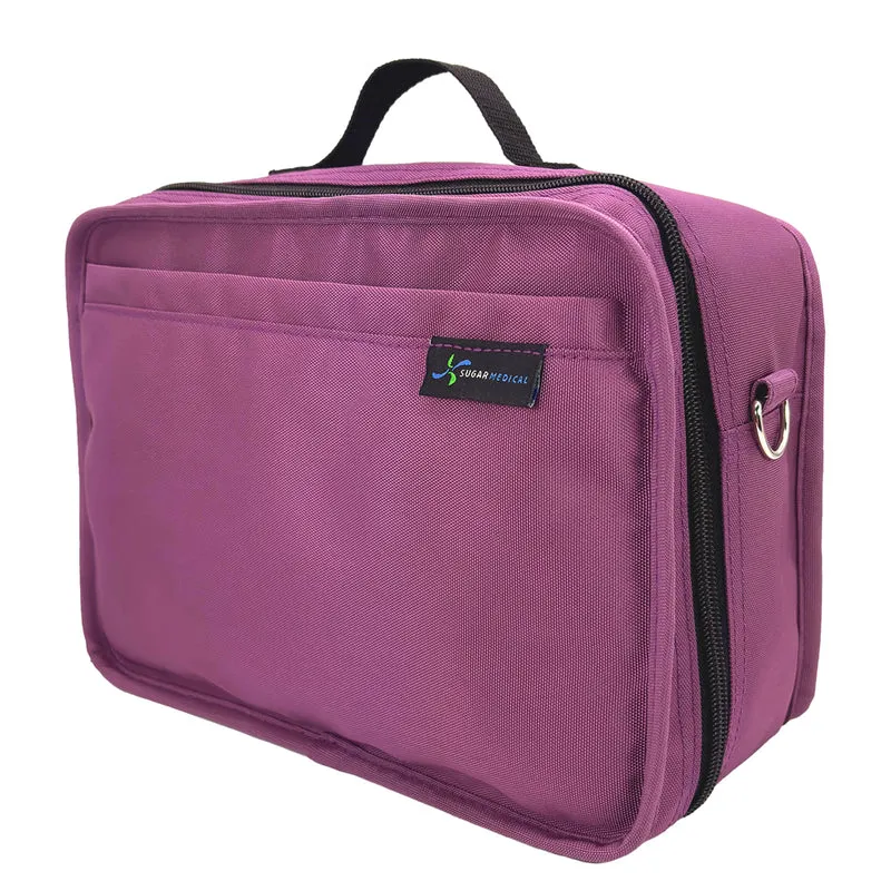 Sac de voyage isotherme Sugar Medical pour diabétiques : Orchidée